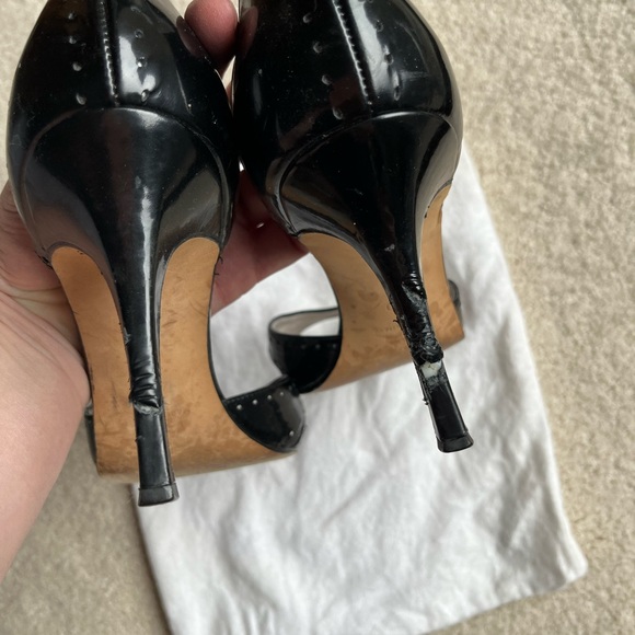 Manolo Blahnik Patent Leather Black - Picture 2 of 9